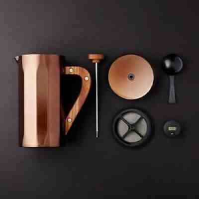 NEW IN BOX Starbucks Copper Coffee Press 1 Liter, Stainless Steel, Walnut Handle - Sold on eBay Aug 07, 2021 for $100.00