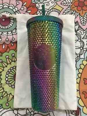 1 Starbucks crystal oily oil slick studded bling cold cup 24 oz Thailand - Sold on eBay Jun 15, 2021 for $99.99