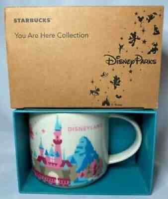 New Starbucks DISNEYLAND You Are Here 14oz Mug Disney Castle Version 1 Retired - Sold on eBay Aug 29, 2021 for $94.50