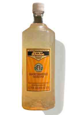 NEW STARBUCKS SUGAR FREE CINNAMON DOLCE 1 Liter Bottle sealed 9/21 DISCONTINUED - Sold on eBay Jul 11, 2021 for $79.99