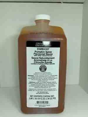 Starbucks Pumpkin Spice Sauce 1 Liter Jug Exp- January 2022 - Sold on eBay Sep 12, 2021 for $69.99