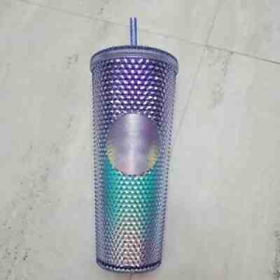 1 Starbucks Blue studded Ombre Bling Cold Cup Venti 24oz mermaid summer 21 - Sold on eBay Jul 10, 2021 for $65.00