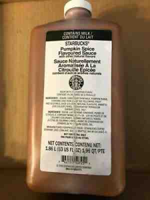 Starbucks Pumpkin Spice Sauce 1 Liter Jug Exp- January 2022 - Sold on eBay Aug 24, 2021 for $64.99