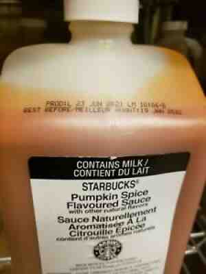 Starbucks pumpkin spice sauce for pumpkin spice Latte 63 oz sealed/new BB 1/2022 - Sold on eBay Sep 04, 2021 for $60.00