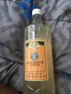 NEW Starbucks Sugar-Free Cinnamon Dolce Syrup 1 Liter Bottle DISCONTINUED - Sold on eBay Jul 11, 2021 for $50.00