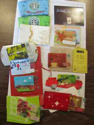 Starbucks advertisingÂ  gift cards music cards holders coffee tea #1 & #2 - Sold on eBay Aug 25, 2021 for $50.00
