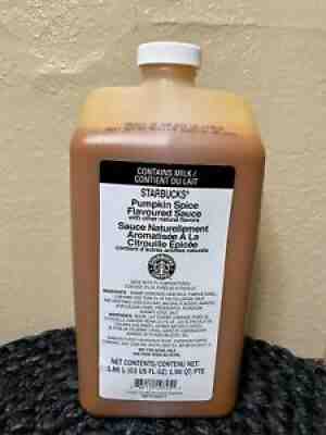 Starbucks Pumpkin Spice Sauce SEALED *LIMITED EDITION* BRAND NEW 63 OZ BB 1/2022 - Sold on eBay Aug 13, 2021 for $49.99