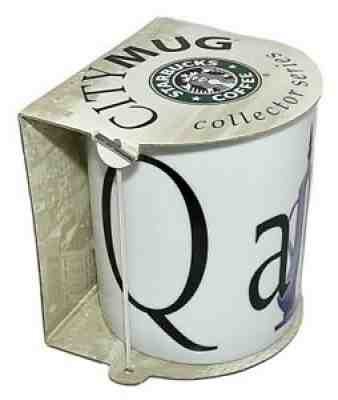 NEW Starbucks Coffee Company 2002 Qatar City Mug Collector Series 4 1/8" Tall - Sold on eBay Aug 01, 2021 for $47.99