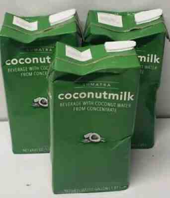 3 Starbucks Sumatra Coconut Milk 64 fl oz (1/2 Gallon) Best Before 09/29/21 - Sold on eBay Aug 13, 2021 for $44.99