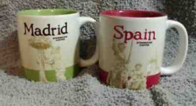 Starbucks Global Icon Series Demitasse Set 3oz ~ 2017 MADRID & SPAIN Excellent - Sold on eBay Aug 22, 2021 for $24.99
