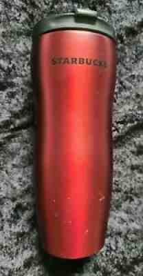 Starbucks red metallic insulated coffee tumbler - Sold on eBay Jun 17, 2021 for $6.99