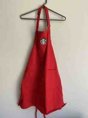 Starbucks Red Holiday Barista Apron Christmas, Seasonal uniform - Sold on eBay Jun 27, 2021 for $12.00