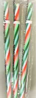 3 Starbucks Limited Edition Reusable Straw Candy Cane Red Green White SEALED NEW - Sold on eBay Jul 31, 2021 for $7.67