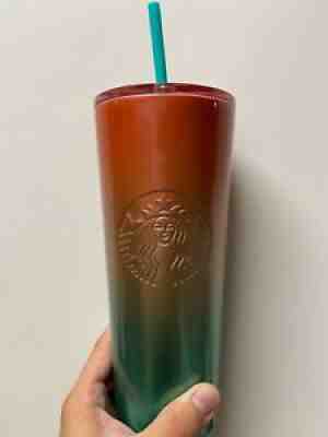 24 oz red and green starbucks tumbler - Sold on eBay Aug 28, 2021 for $20.00