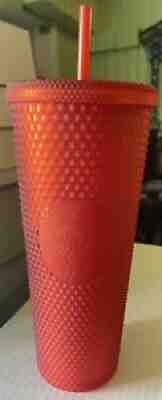 BRAND NEW Starbucks Limited 24 oz Matte Red Studded Tumbler Cup! - Sold on eBay Jun 23, 2021 for $22.00