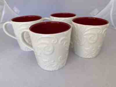 Set of 4 2009 Starbucks White & Red Holiday Mugs New Bone China Reindeer - Sold on eBay Jul 18, 2021 for $9.99