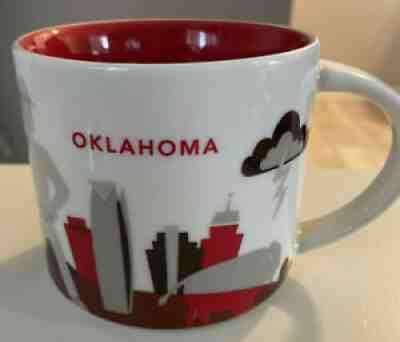 Starbucks You Are Here OKLAHOMA 2015 YAH Coffee Mug Cup 14oz New Red - Sold on eBay Jun 21, 2021 for $12.00