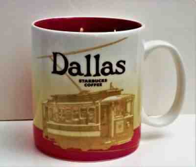 Starbucks Dallas Collector Series Mug. Red porcelain Interior and Trolly Car Ext - Sold on eBay Jul 18, 2021 for $12.00