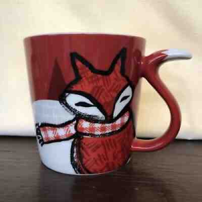 Starbucks 2016 Holiday Red Fox Tail Handle Scarf Mug Cup 12oz Christmas Retired - Sold on eBay Jul 29, 2021 for $5.00