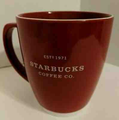 2007 Starbucks Coffee Cup/ Red/ 18 FL oz. Dishwasher and Microwave Safe - Sold on eBay Aug 14, 2021 for $7.50
