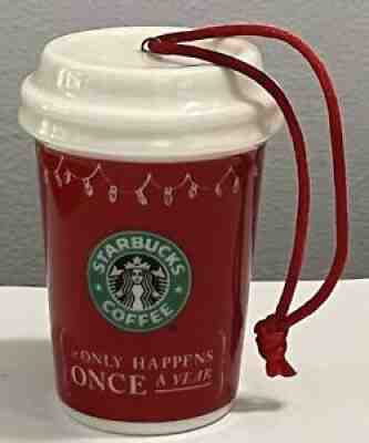 STARBUCKS HOLIDAY 2005 RED COFFEE CUP ORNAMENT - Sold on eBay Jun 15, 2021 for $5.00