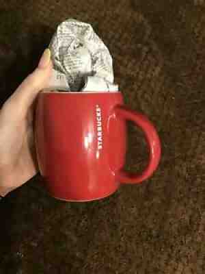 Starbucks mug; red; great condition; white interior - Sold on eBay Aug 31, 2021 for $13.00