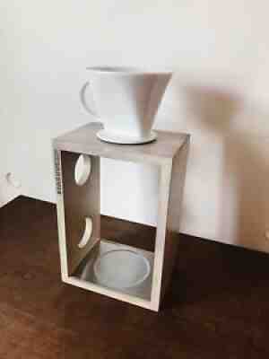 Starbucks Brew by the Cup Pour-Over Brewing System with rotating Wood Stand - Sold on eBay Jul 18, 2021 for $17.00