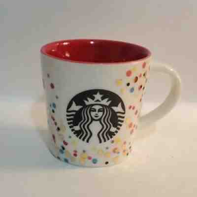 STARBUCKS shot glass Demitasse Coffee Cup Holiday 3oz CONFETTI mini mug with box - Sold on eBay Jul 15, 2021 for $8.99