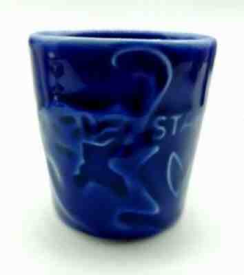 Early Starbucks Embossed Cobalt Blue Espresso Shot Glass - Sold on eBay Jul 22, 2021 for $38.00