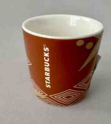 2013 STARBUCKS 3 oz. Espresso Shot Glass Cup Bamboo Ethiopia Tribal Pattern MINT - Sold on eBay Jul 18, 2021 for $7.95