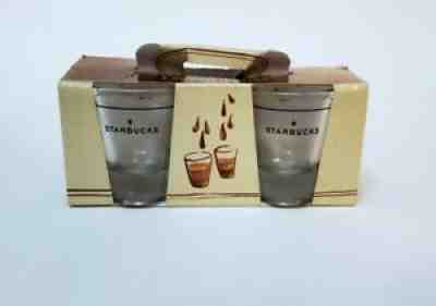 2006 Starbucks Coffee 1oz Espresso Shot Glass Barista Set of 2 Glasses New - Sold on eBay Aug 22, 2021 for $21.24