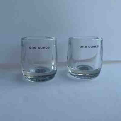 Starbucks Glass One Ounce 1oz Espresso Shot Glasses w/ Mermaid Barista -Set of 2 - Sold on eBay Sep 11, 2021 for $15.00