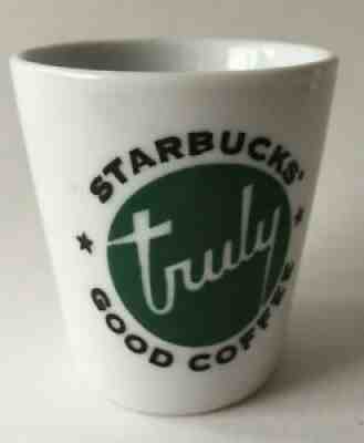 Starbucks Ceramic TRULY GOOD COFFEE Espresso Shot Glass - Sold on eBay Jul 12, 2021 for $9.99