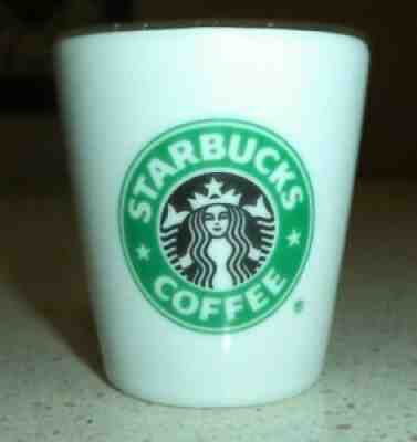 Starbucks Coffee Espresso White Shot Glass - Sold on eBay Jun 28, 2021 for $6.99