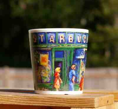 Starbucks Coffee Company Storefront Chaleur Shot Glass Ounce Mark 2 1/8" Tall - Sold on eBay Jul 08, 2021 for $18.00