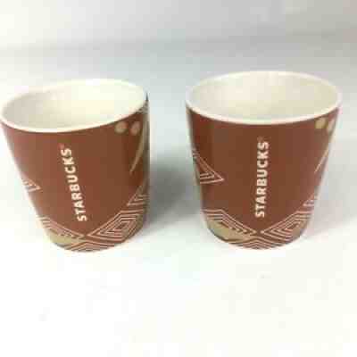 2 Starbucks 2013 Demi. Espresso 3 oz Shot Glasses Cups - Sold on eBay Aug 28, 2021 for $12.98