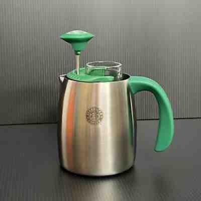 Starbucks Coffee 2006 Stainless Steel Frothing Pitcher Thermometer Shot Glasses - Sold on eBay Jul 26, 2021 for $22.56