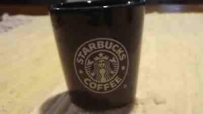 RARE STARBUCKS COFFEE LOGO MERMAID BLUE CERAMIC SHOT GLASS VINTAGE SIREN - Sold on eBay Aug 21, 2021 for $15.00