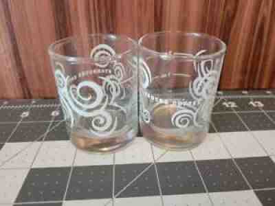 Starbucks AROMA SWIRLS 1 oz 2 oz Shot Glass Espresso Set Of 2 - Sold on eBay Aug 17, 2021 for $14.99