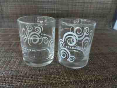 2 Starbucks Coffee Aroma Swirls Expresso 2 oz. Shot Glasses - Sold on eBay Sep 05, 2021 for $24.99