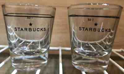 ð??¥Two (2) Starbucks 2006 1oz Espresso Shot Glasses Jigger Barista Starð??¥ - Sold on eBay Jun 26, 2021 for $17.95