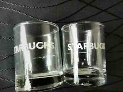Starbucks 2006 Black Star Espresso 1 Oz Barista Shot Glasses Set