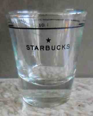 Starbucks - Black Star Logo 1 oz. Clear Glass Shot Glass (EUC) - Sold on eBay Jul 20, 2021 for $8.95