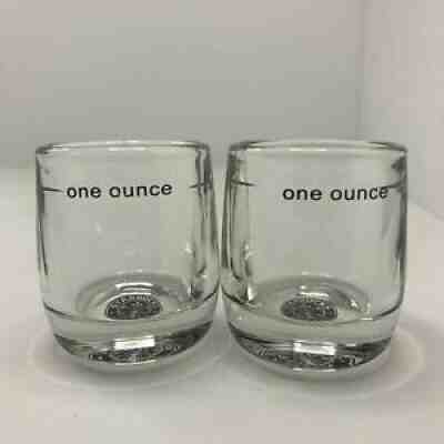2 Starbucks Clear Mermaid Black Logo Espresso 1 oz Shot Glass - Sold on eBay Jul 07, 2021 for $19.99
