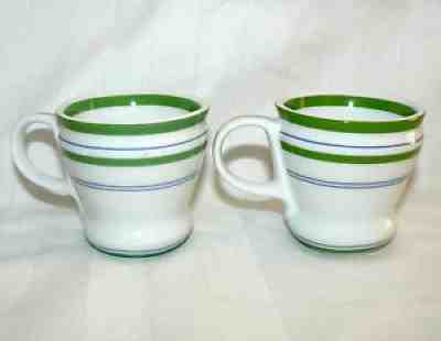 STARBUCKS 2007 3 OZ PAIR SET OF 2 MINI SHOT GLASSES CUPS TINY DEMI COFFEE MUGS - Sold on eBay Jun 19, 2021 for $13.59