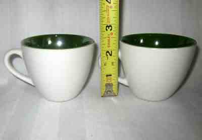 STARBUCKS 2005 METALLIC GREEN DEMITASSE ESPRESSO CUPS TINY MUGS SHOT GLASSES TEA - Sold on eBay Aug 03, 2021 for $17.99