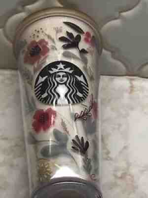 RARE 2014 STARBUCKS FLOWER PATTERN FLORAL HARVEST VENTI COLD CUP TUMBLER 24oz - Sold on eBay Aug 22, 2021 for $178.45
