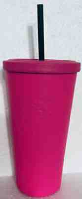 2014 STARBUCKS 16 Oz. STAINLESS STEEL Cold Cup Tumbler HOT PINK EMBOSSED SIREN - Sold on eBay Jul 10, 2021 for $45.00