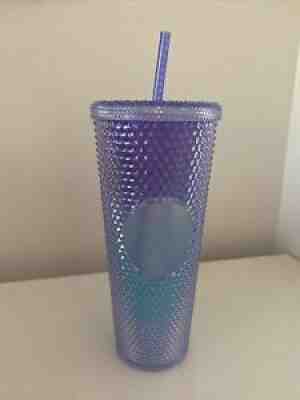 Starbucks Summer 2021 Mermaid Purple Turquoise OmbrÃ© Studded Tumbler Venti 24 oz - Sold on eBay Jul 17, 2021 for $48.00