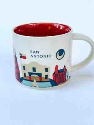 2014 Starbucks YOU ARE HERE 14oz Coffee Mug SAN ANTONIO TEXAS Alamo - Sold on eBay Aug 15, 2021 for $11.70
